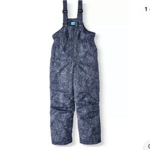Iceburg NuNu  Snowsuit Ski Bib In Washed Denim